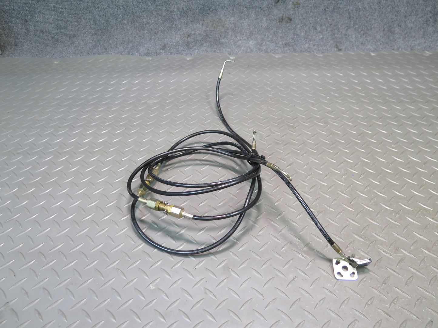 01-06 BMW E46 330Ci Conv Rear Left & Right TOP Hydraulic Cylinder w Pipe Set OEM