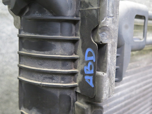 04-06 BMW E46 330Ci M54 AT Engine Radiator A/C Condenser Heat Exchanger Assy OEM