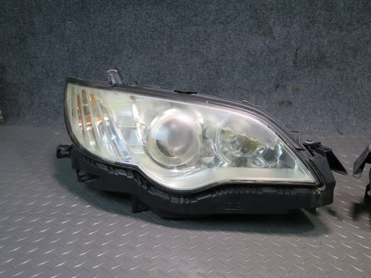 06-08 JDM Subaru Legacy BP5 Set of 2 Front Xenon HID Headlight Lamp OEM
