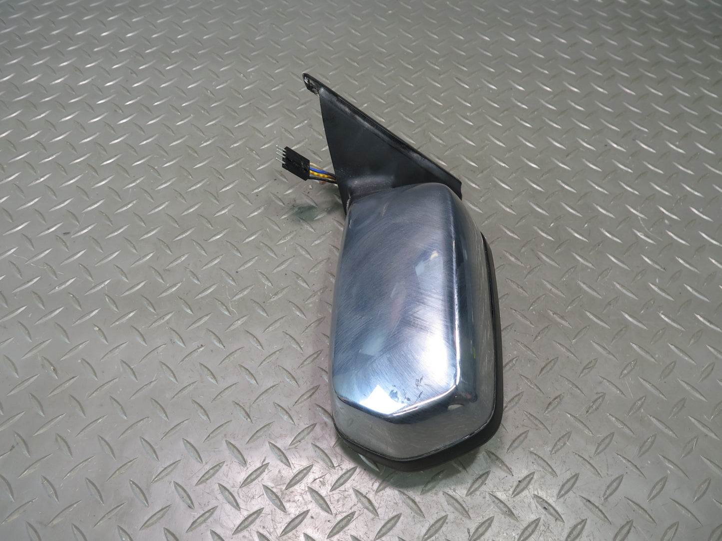 80-89 BMW E24 633CSI 635CSI Left Door Side View Heated Power Mirror Chrome OEM