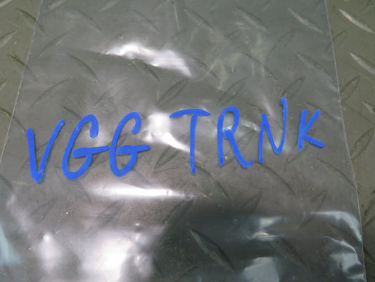 12-13 VW Golf MK6 R Rear Trunk Lid Emblem Logo Badge Symbol Chrome OEM