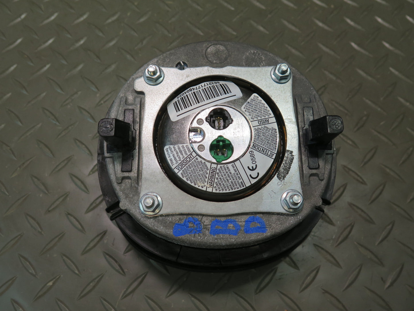 01-06 BMW E46 M3 FRONT LEFT DRIVER SIDE SPORT STEERING WHEEL SRS AIRBAG OEM