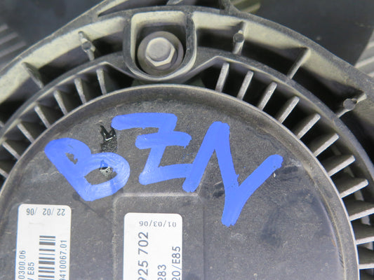 03-08 BMW E85 Z4 3.0L N52 MT Radiator Condenser Fan Motor Expansion Tank Set OEM