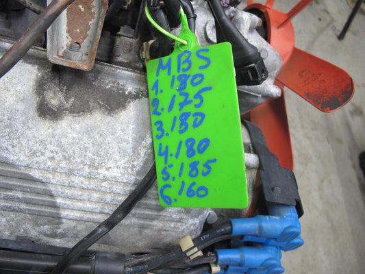 83-84 BMW E24 633CSI 3.2L M30 RWD Complete Engine Motor 115K Miles OEM