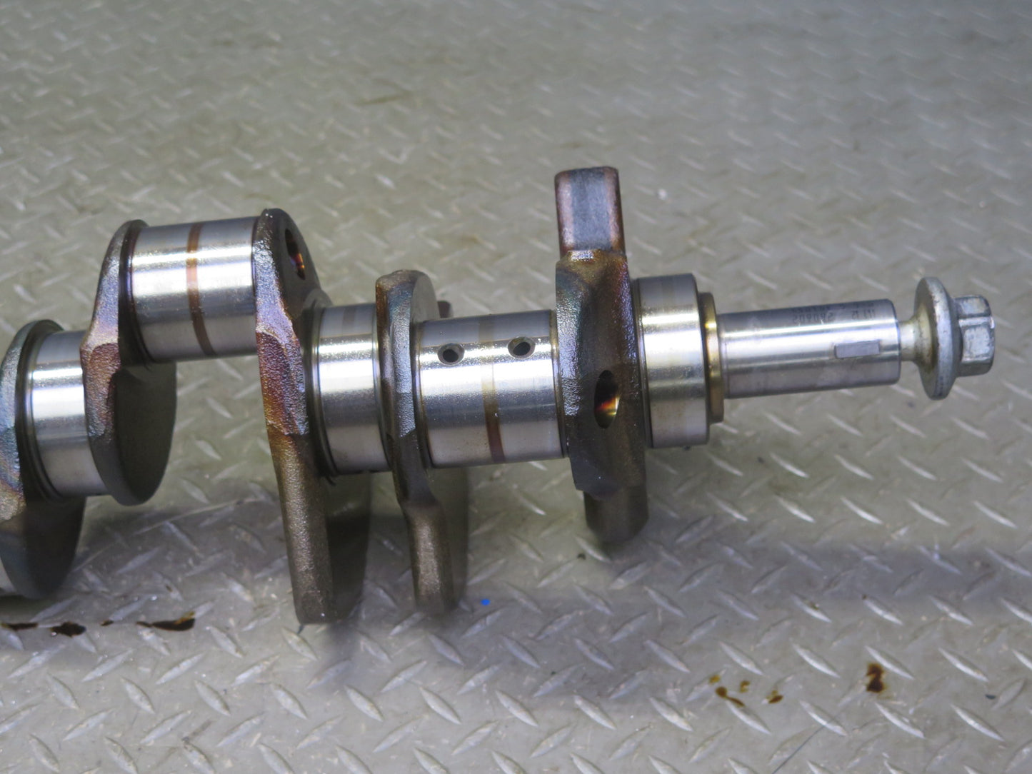 03-06 Mercedes R230 SL500 M113.963 Engine Crankshaft 130K Miles OEM