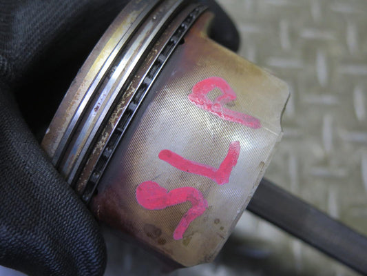 03-06 Mercedes R230 SL500 M113.963 Engine Piston w Connecting Rod 130K OEM