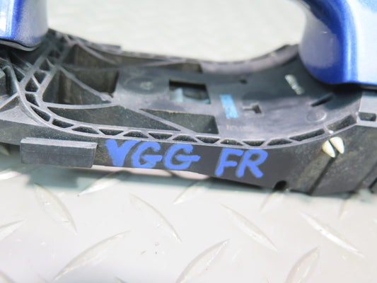 10-14 VW Golf GTI R MK6 4D Set of 2 Front Door Exterior Handle Keyless Blue OEM