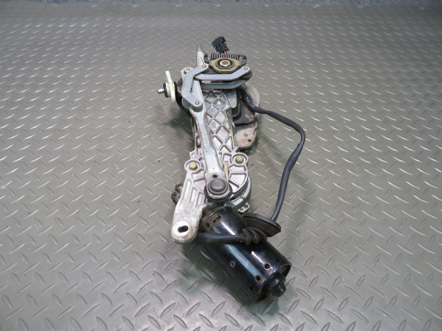 94-02 Mercedes R129 Sl-class Windshield Wiper Transmission Linkage w Motor OEM