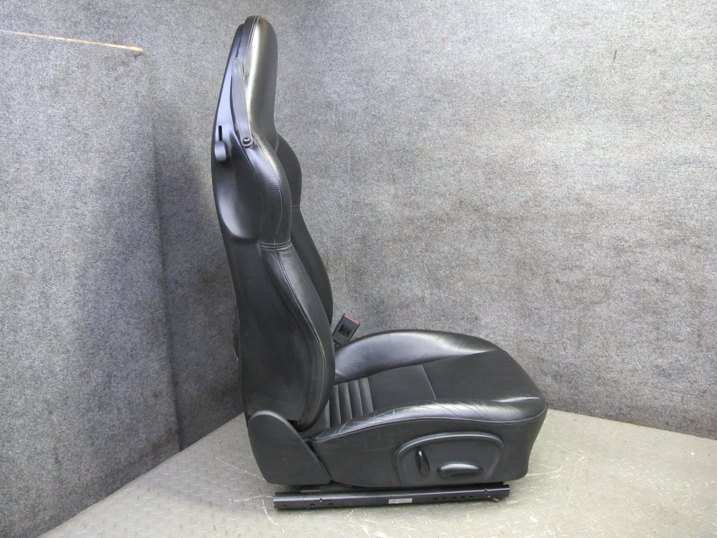 2001-2004 Porsche Boxster 986 Front Left & Right Sport Leather Seat Black Set