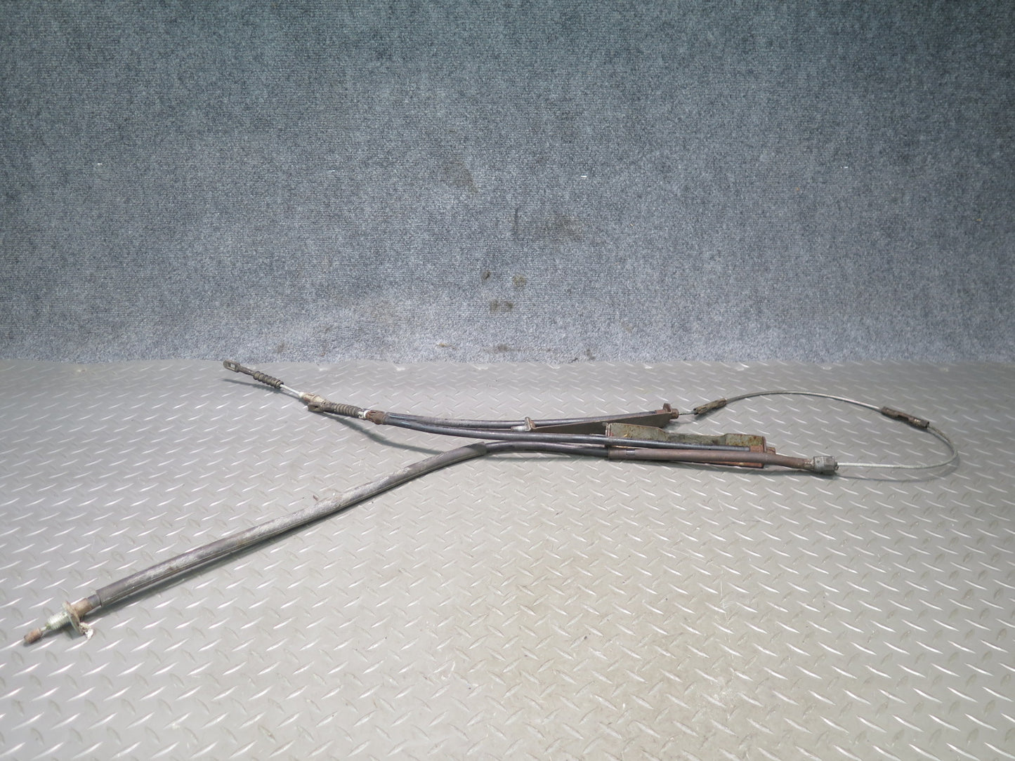 88-91 Chevrolet Corvette C4 Emergency Parking Brake Cable Set Assembly OEM