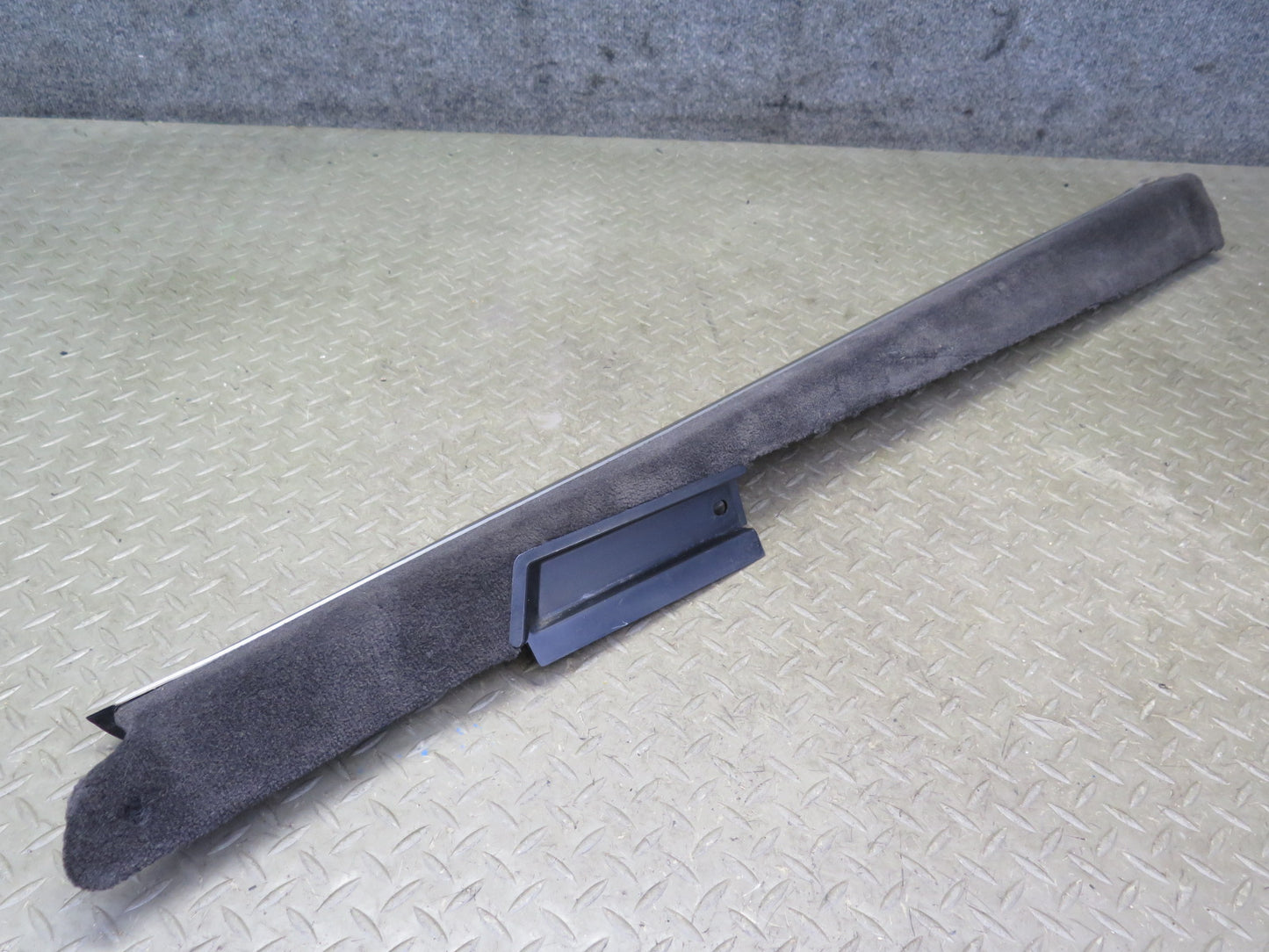 94-02 Mercedes R129 Sl-class Set of 2 Door Scuff Sill Plate Trim Panel Black OEM