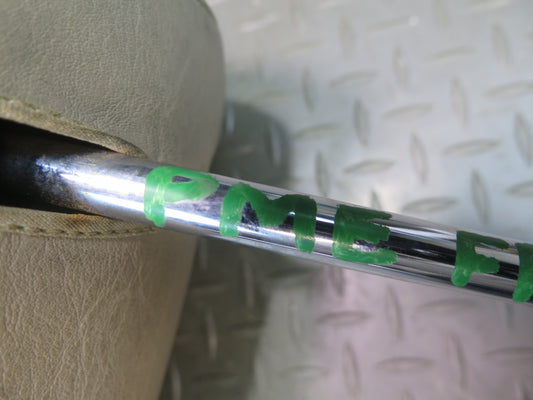 90-95 Mercedes W124 300D Front Left & Right Seat Leather Headrest Beige Set OEM