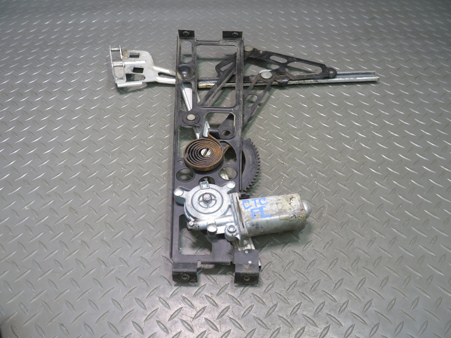 84-96 Chevrolet Corvette C4 Left Door Window Regulator w Motor OEM