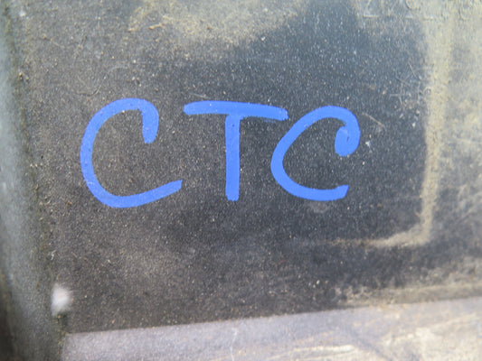 84-96 Chevrolet Corvette C4 Coupe Fuel Gas Door Lid w Emblem Black OEM