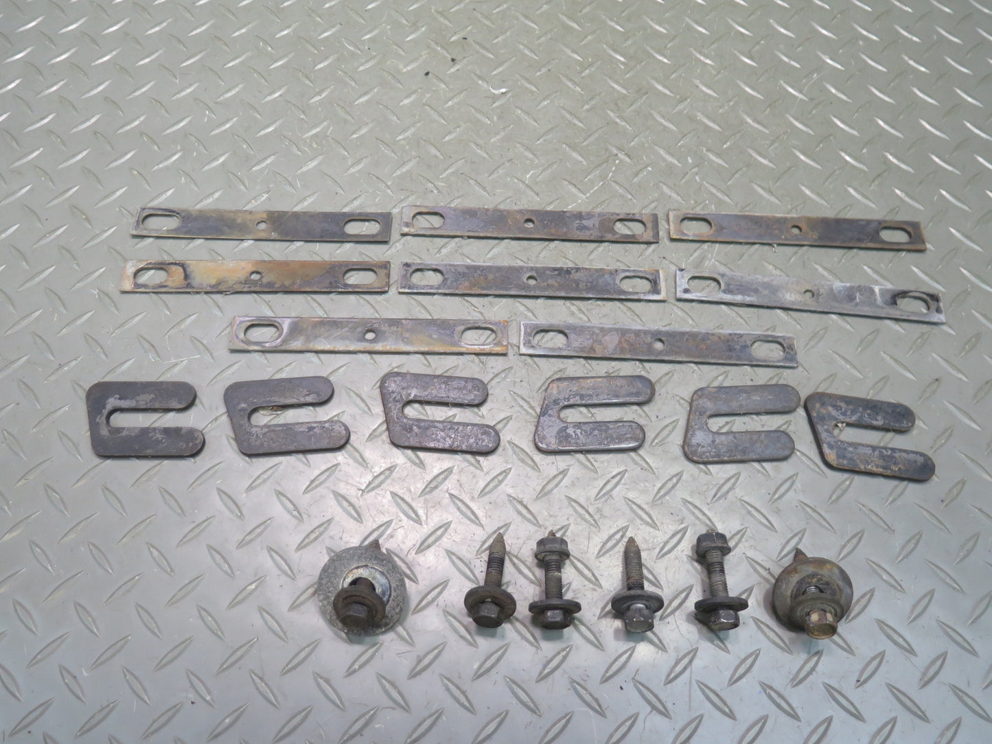 1984 Chevrolet Corvette C4 Left Right Hood Hinge w Shims AND Bolts Set OEM