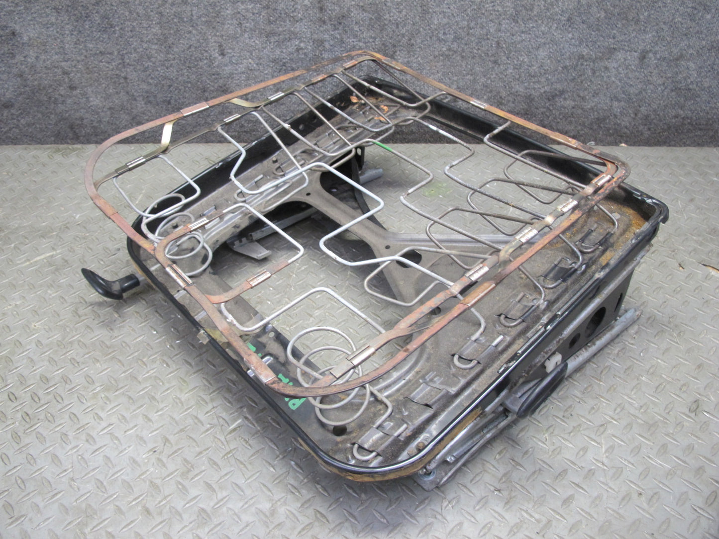 82-85 Mercedes W123 300D Sedan Front Left Driver Seat Frame Track Rail OEM