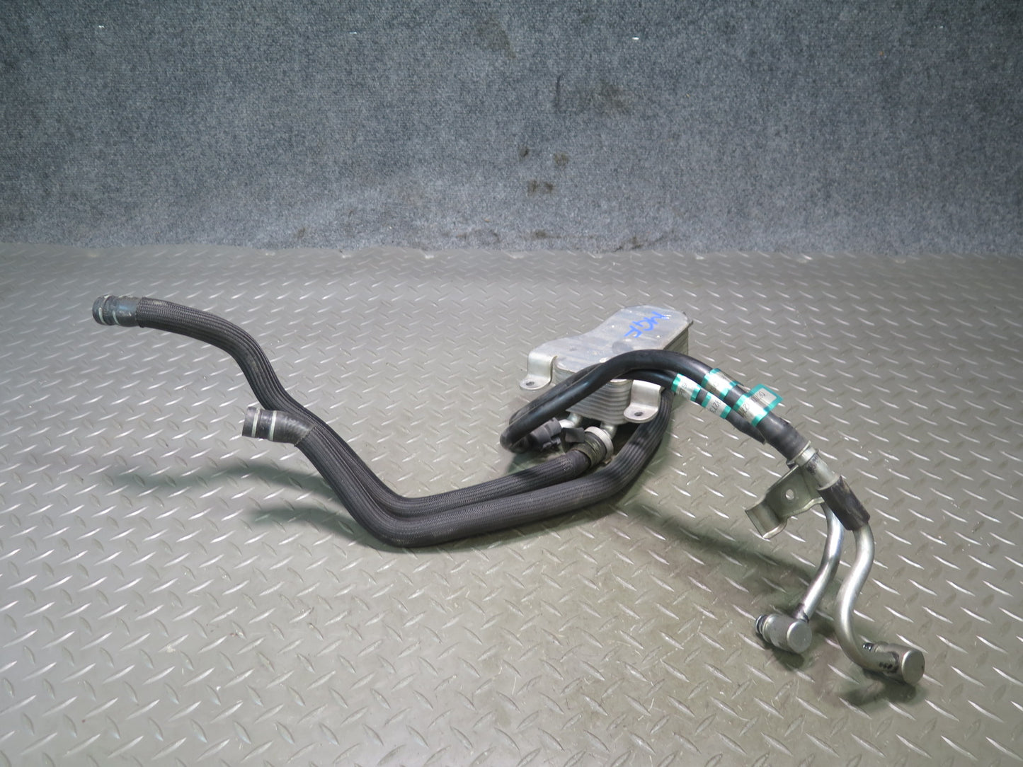 2014-2017 Maserati Ghibli M157 SQ4 Transmission Oil Cooler W/ Line Hose Pipe Set