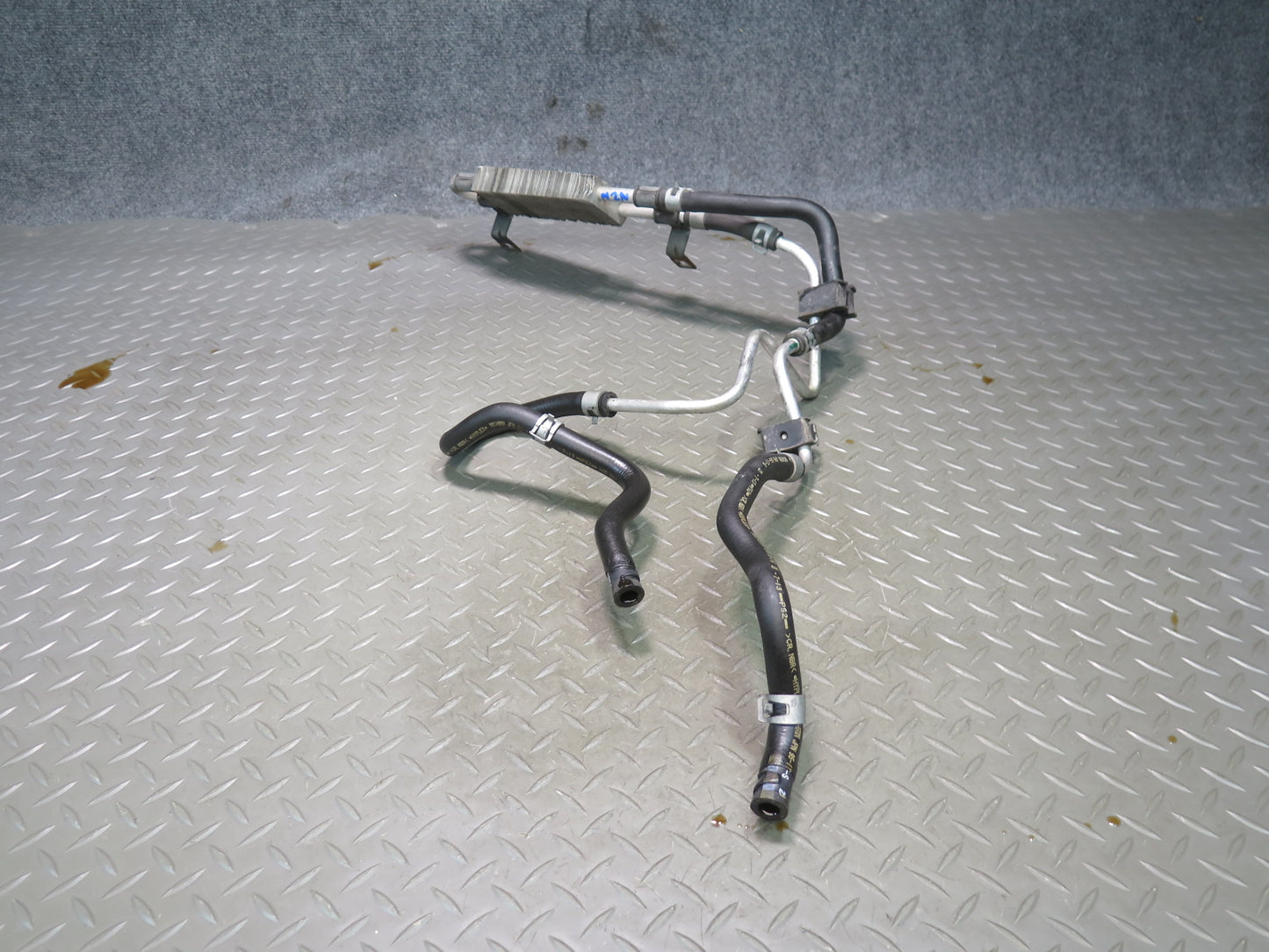 11-19 Nissan Z34 370Z Coupe Power Steering Hose Pipe Line w Oil Cooler OEM