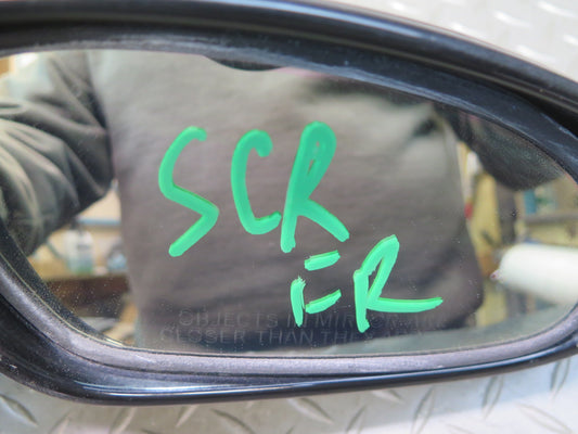 02-05 Lexus SC430 Right Door Side View Exterior Heated Memory Mirror Black OEM