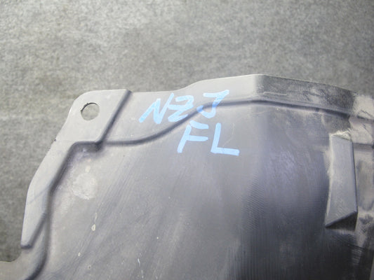09-20 Nissan Z34 370Z Front Left Fender Liner Splash Shield Guard Set OEM