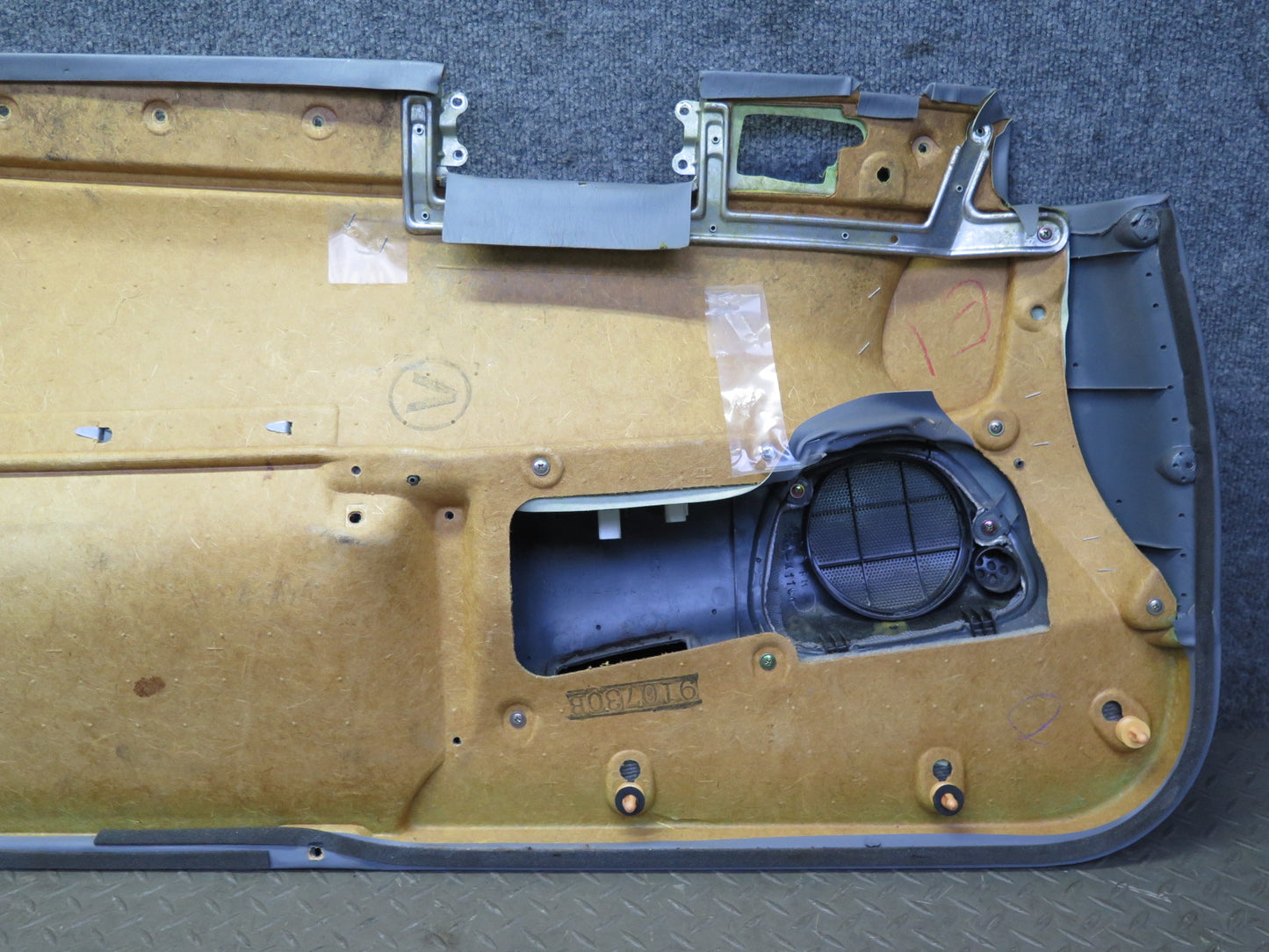 92-94 Lexus UZZ30L SC300 SC400 Front Right Interior Door Panel Trim Gray OEM