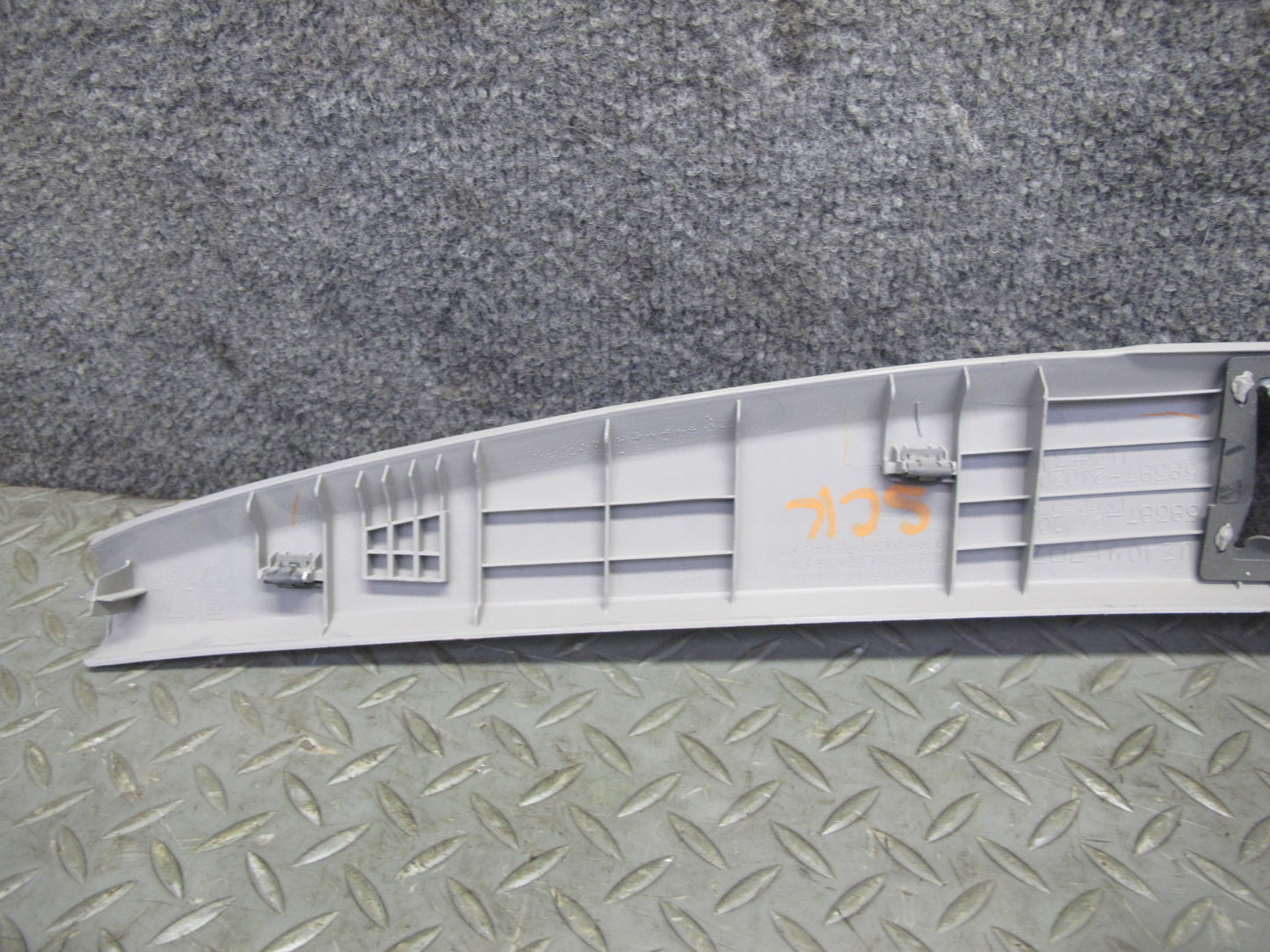 02-10 Lexus SC430 UZZ40L Rear Trunk Floor Finish Sill Scuff Plate Trim Panel OEM