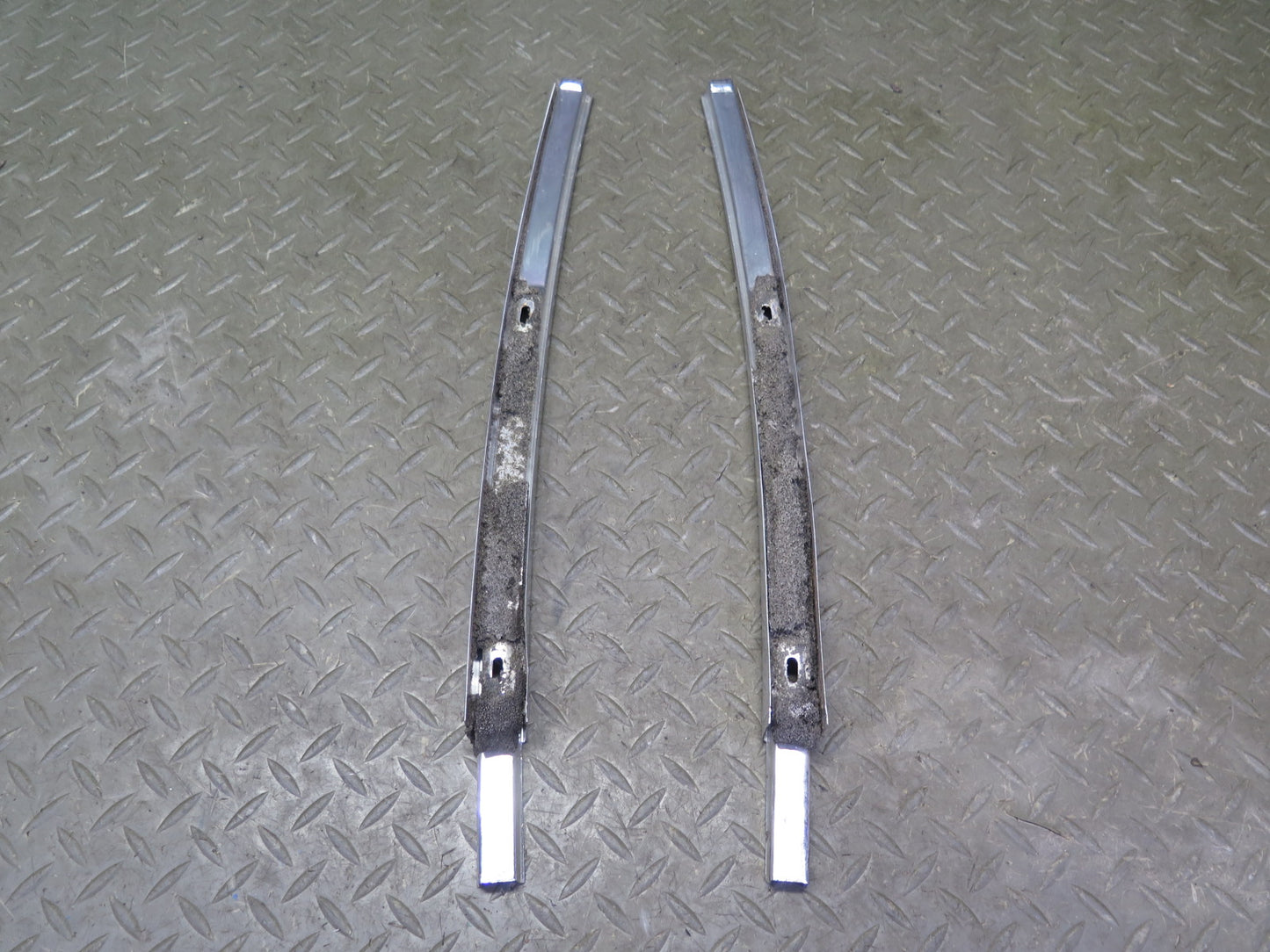 75-76 Mercedes W115 Set of 6 Front & Rear Left Exterior Door Molding OEM