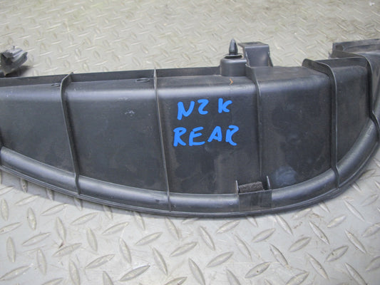 04-09 Nissan 350Z Z33 Convertible Rear Behind Seat Upper Trim Panel Black OEM