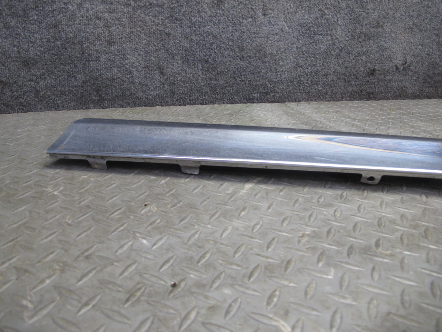 73-89 Mercedes R107 Rear Bumper Chrome Molding Trim Cover Panel OEM