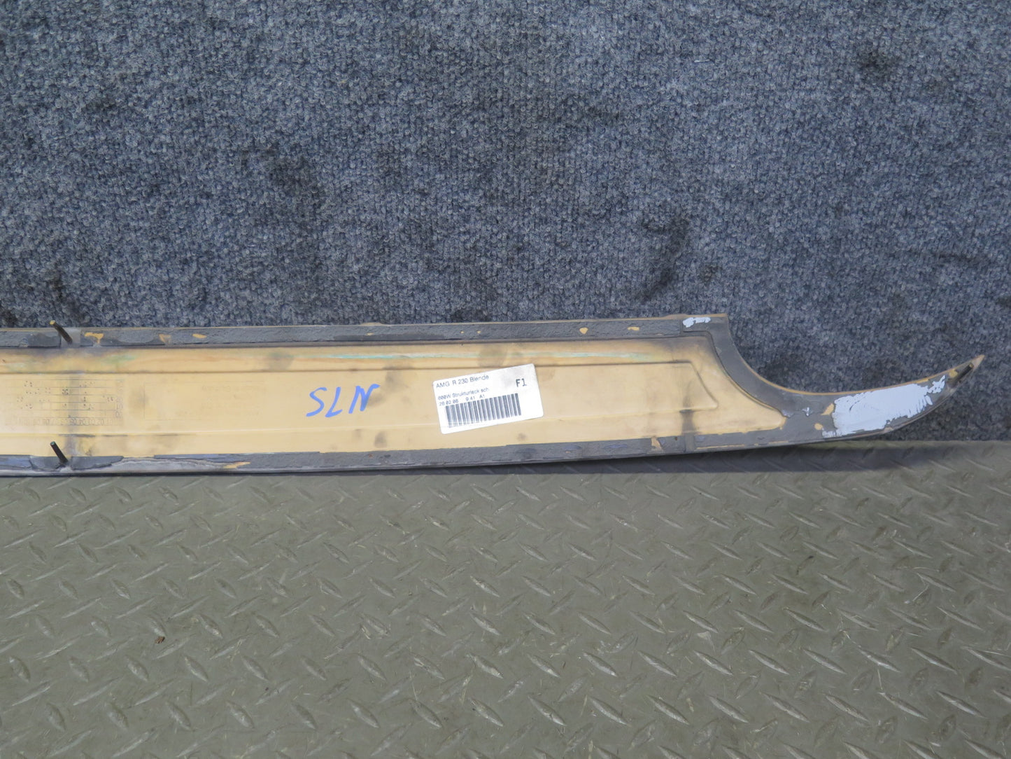 03-06 Mercedes R230 Sl-class AMG Rear Bumper Diffuser 230885074 OEM