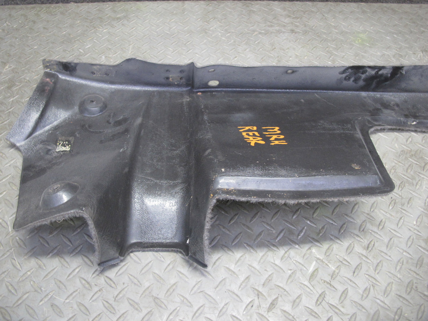 1988 Mazda RX7 FC3S Convertible Rear Under Seat Lower Trim Cover Panel Gray OEM
