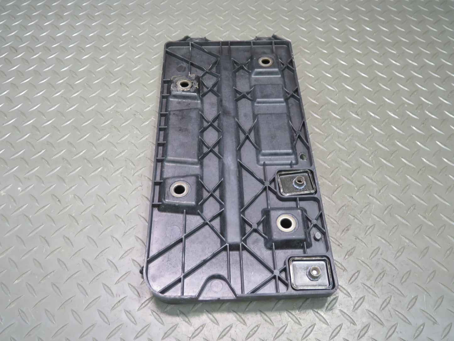 2006-2012 Bentley Flying Spur Rear Battery Tray Box Bracket Holder Plate Set