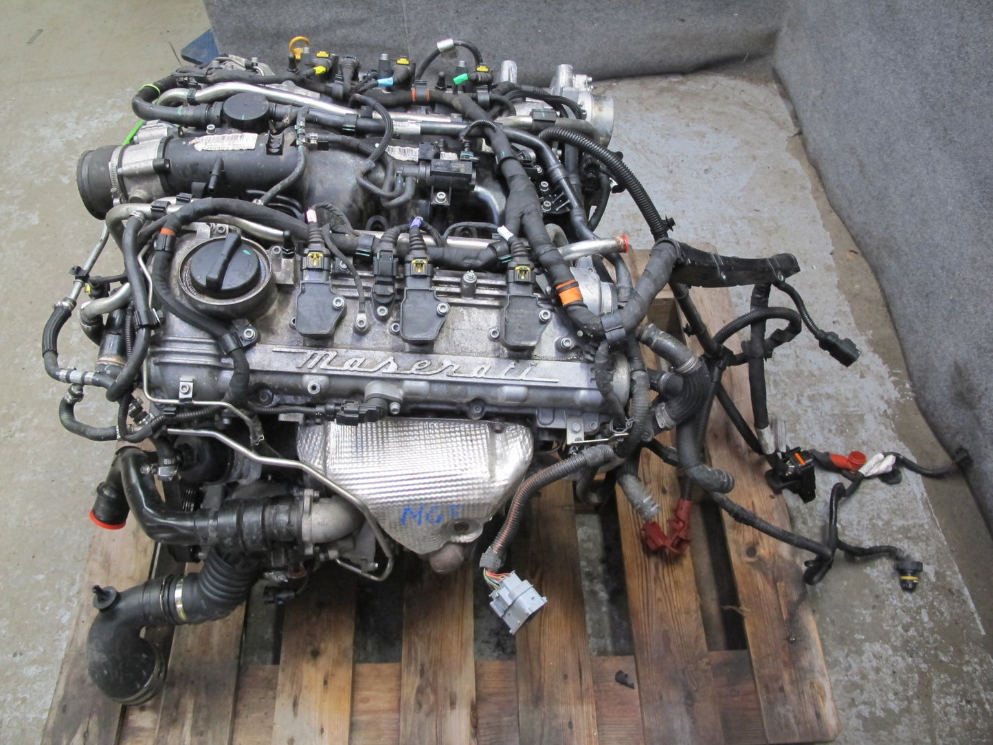 14-17 Maserati Ghibli M157 SQ4 3.0L F160 AWD A/T Twin Turbo Engine Motor 126K