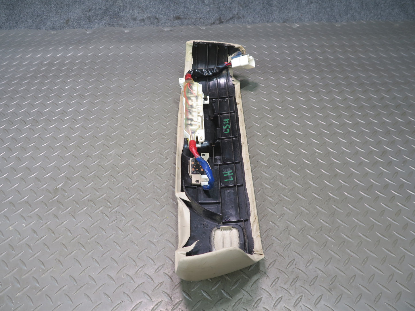 98-00 Lexus UCF20L LS400 Front Left Seat Adjust Trim Cover w Switch Ivory OEM