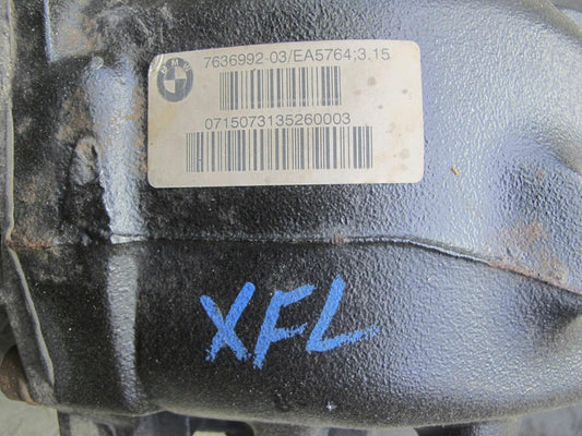 2014-2018 BMW F15 X5 3.0L N55 AWD Rear Axle Differential Carrier 3:15 Ratio OEM