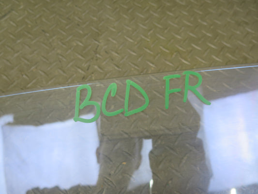 06-12 Bentley Continental Flying Spur Front Right Pass Side Door Glass Window