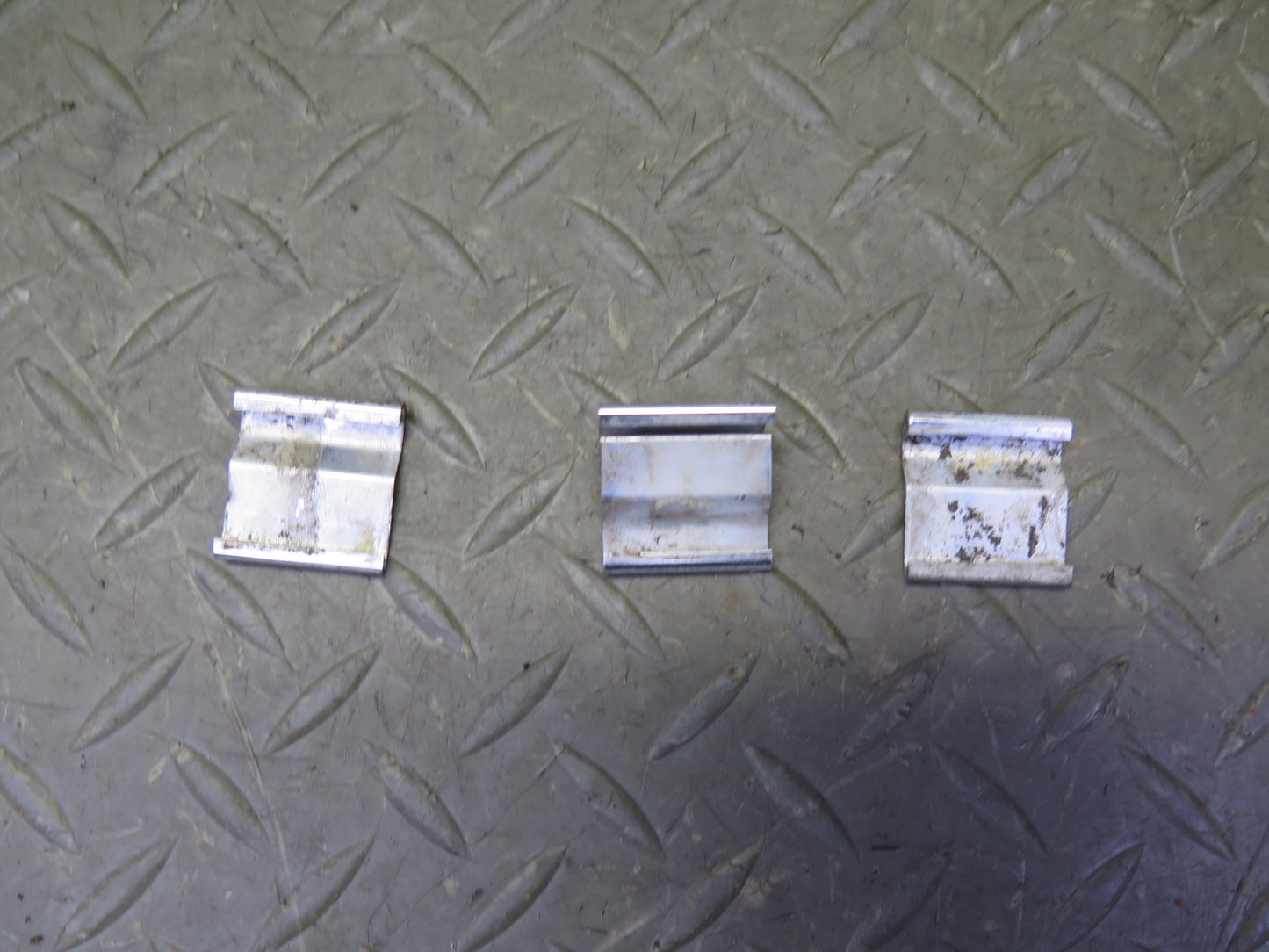 77-85 Mercedes W123 240D 300D Sedan Rear Window Chrome Trim Molding Set