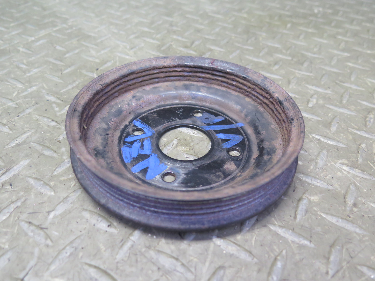 84-86 Nissan 300ZX Z31 Water Pump Pulley 60K Miles OEM