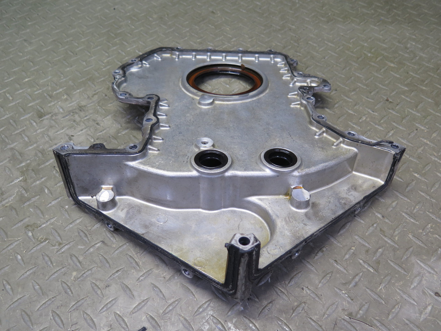 2006-2012 Bentley Flying Spur 6.0L Engine Rear Center Crankcase Cover