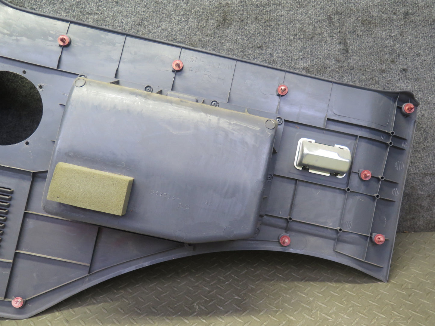 1991-1997 Toyota Land Cruiser FJ80 Rear Right Cargo Trim Panel Cover Gray