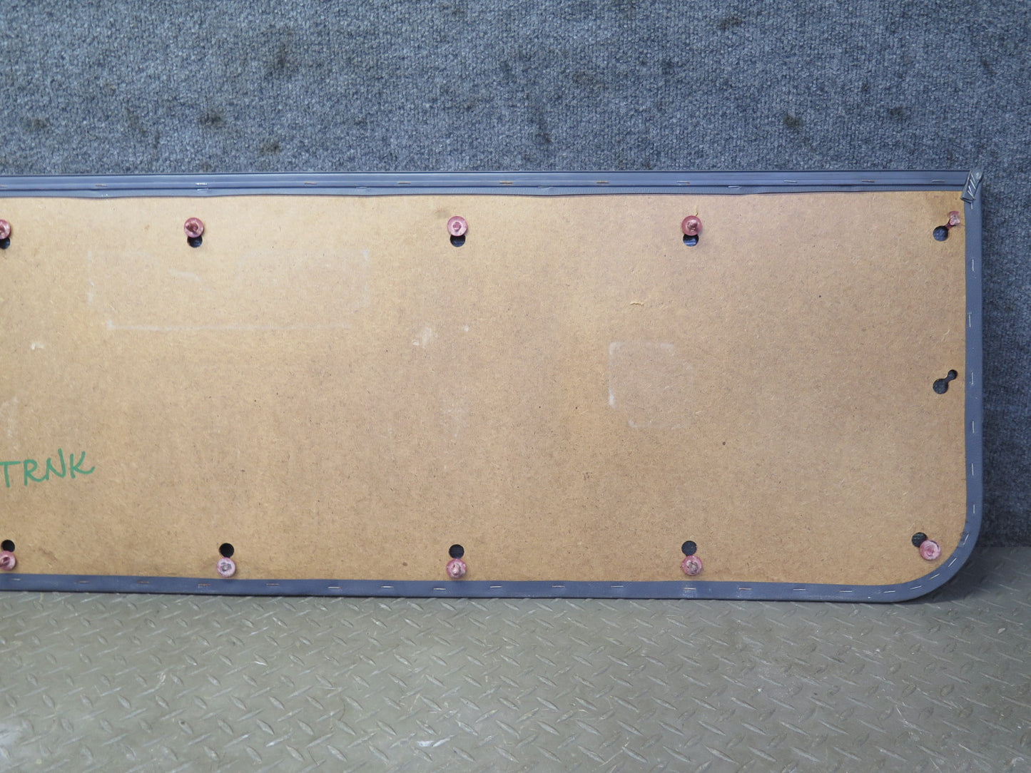 1991-1997 Toyota Land Cruiser FJ80 Rear Tailgate Carpet Cover Trim Gray