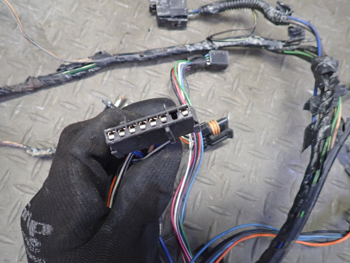 1993 Chevrolet Corvette C4 Convert M/T Dash Wire Wiring Harness w Fuse Box OEM