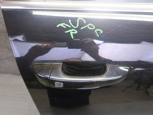 2011-2018 Porsche Cayenne 958 Front Right Door Black Shell Panel w Glass