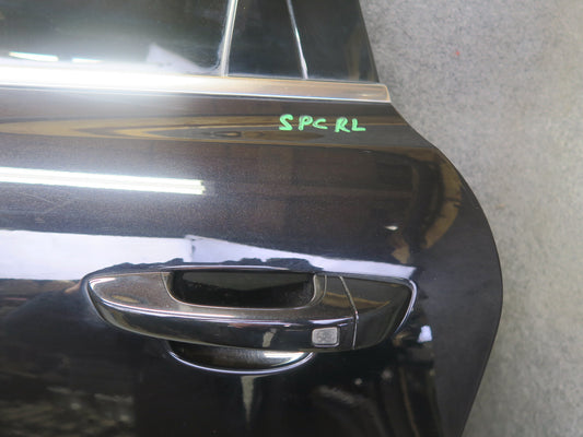 2011-2018 Porsche Cayenne 958 Rear Left Door Black Shell Panel w Glass