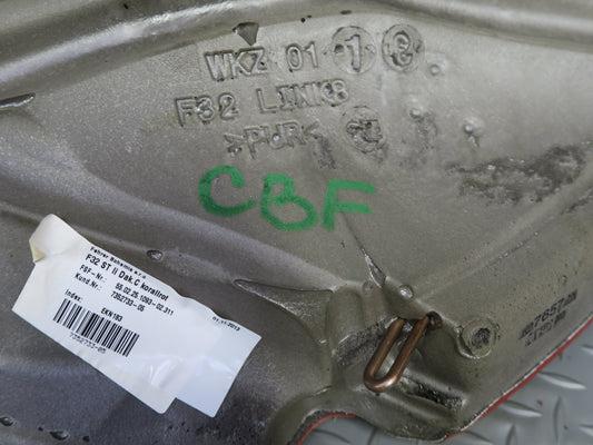 14-16 BMW F32 435i Front & Rear Sport Leather Heated Seat Set Coral RED OEM