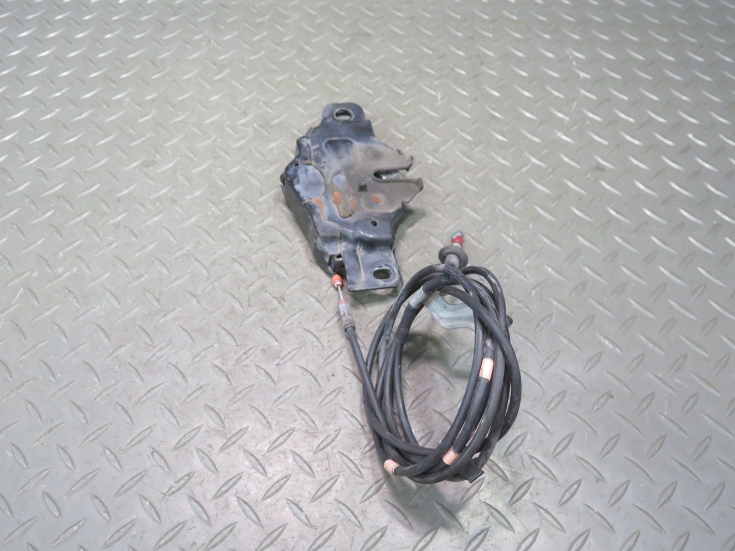 91-95 Toyota MR2 SW21L Rear Engine Hood Cable & Lock Latch w Trunk Release OEM