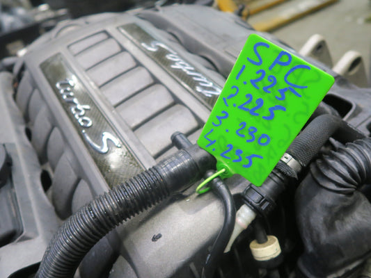 16-18 Porsche Cayenne 958 4.8L Turbo S Cyxa VIN C 5th Engine w Turbos 120k Miles