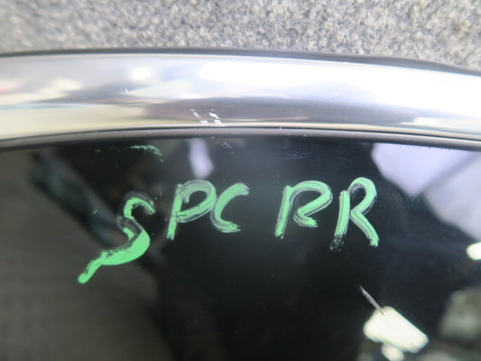 2011-2018 Porsche Cayenne 958 Rear Right Quarter Glass Window