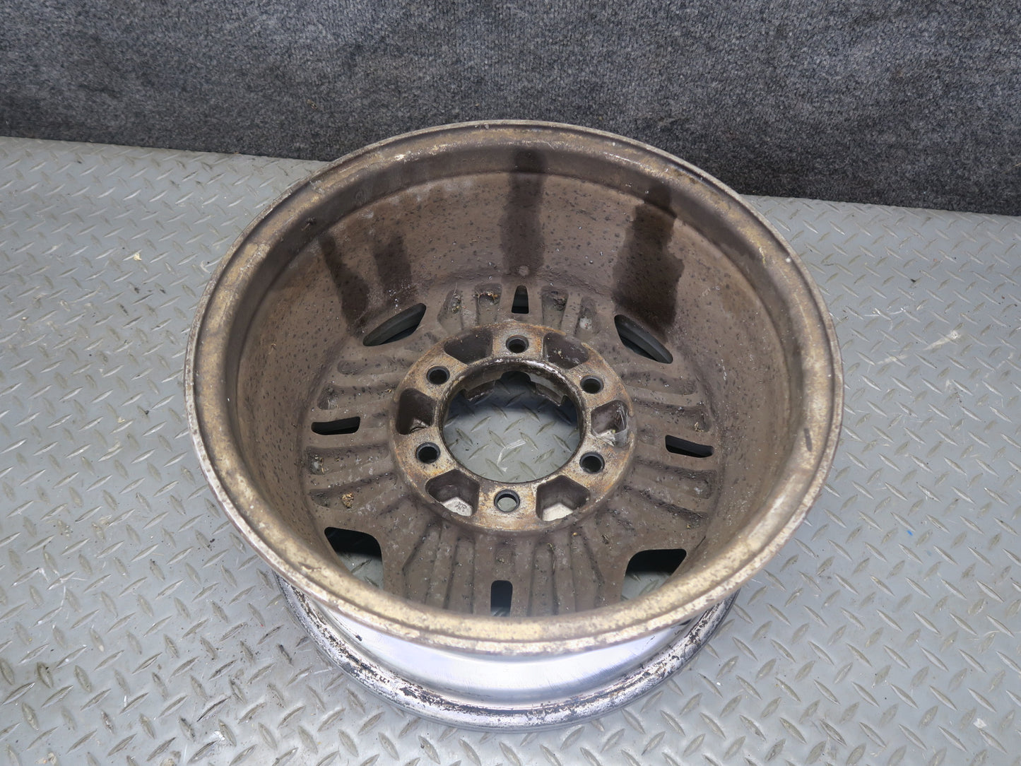 91-92 Toyota Land Cruiser FJ80 R15 15" 8-SPOKE Alloy Wheel Rim 15X7J ET10 Set