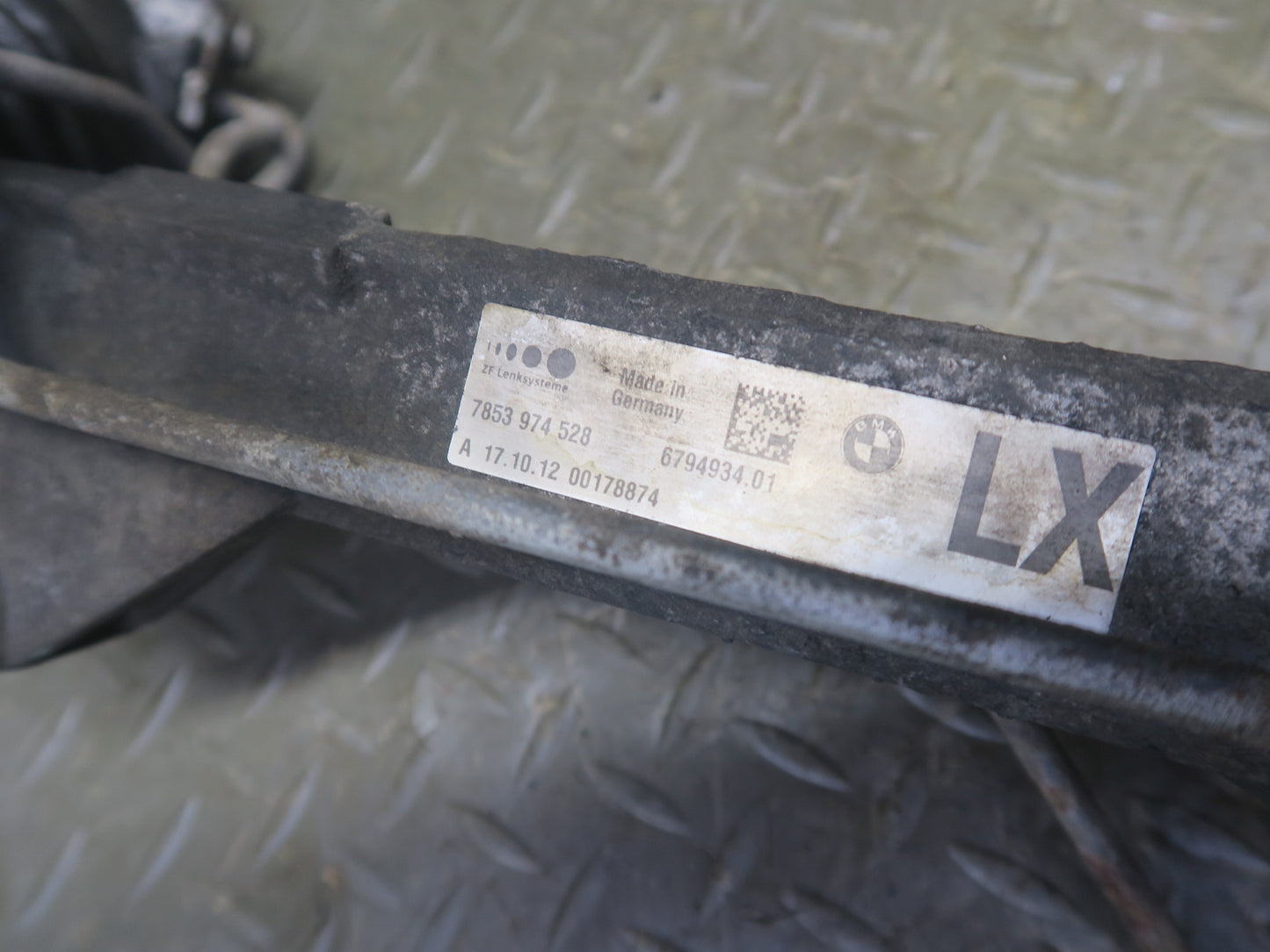 09-13 BMW E90 E92 E93 335i AWD Power Steering Rack & Pinion 6794934 OEM